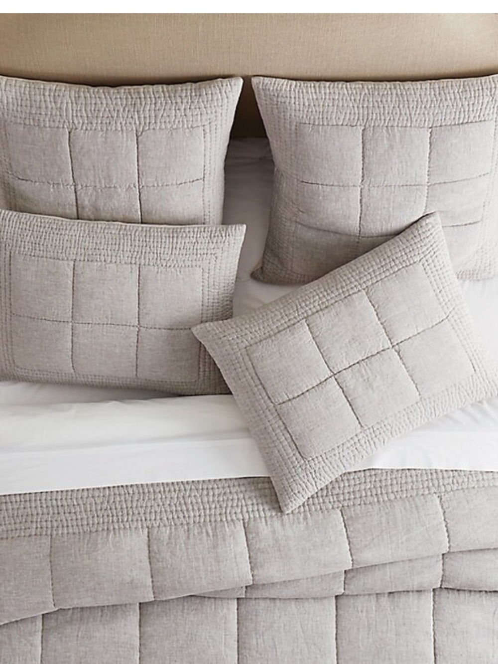 Ballard Designs Evers Quilted EURO Sham (set of 3)